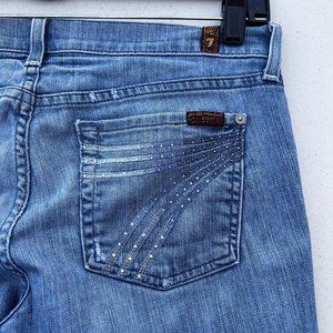 7 For All Mankind Dojo Jeans USA Distressed Women’s Size 30